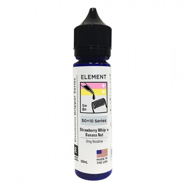 Element Emulsions Mixer Series Strawberry Whip & Banana Nut Shortfill 50ml