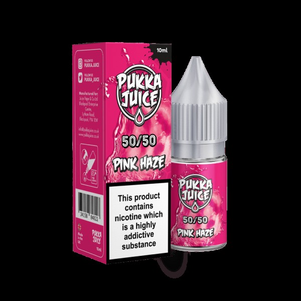 Pukka Juice Pink Haze Nic Salt 10ml