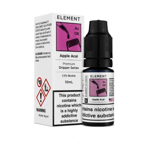 Element Dripper Apple Acai E-liquid 10ml