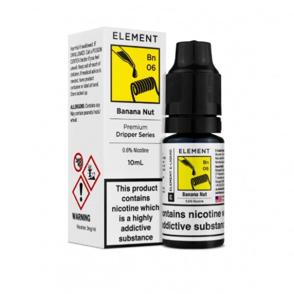 Element Dripper Banana Nut E-liquid 10ml