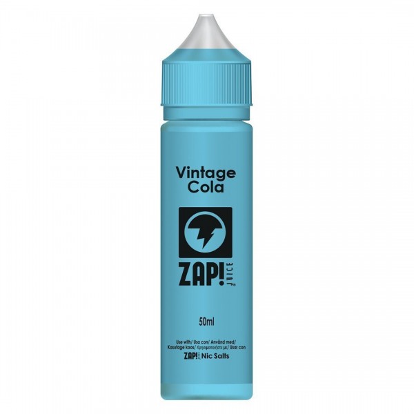 Zap! Juice Vintage Cola Shortfill E-liquid 50ml (Free Nic Salt Included)