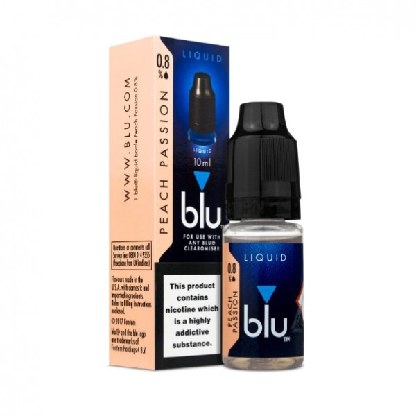 My Blu Peach Passion E-liquid 10ml