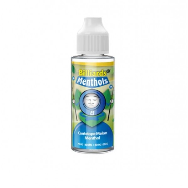 Billiards Menthol Range 70VG/30PG Shortfill 100ml