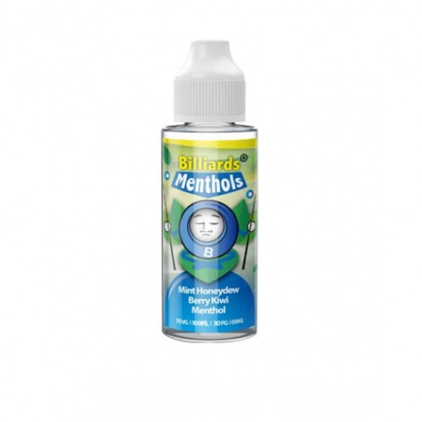 Billiards Menthol Range 70VG/30PG Shortfill 100ml