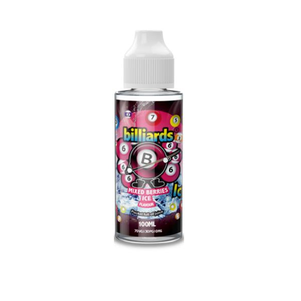 Billiards Icy Range 70VG/30PG Shortfill 100ml