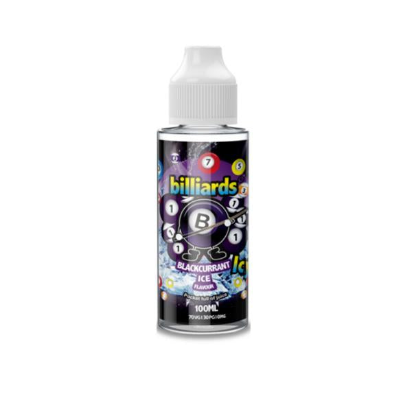 Billiards Icy Range 70VG/30PG Shortfill 100ml