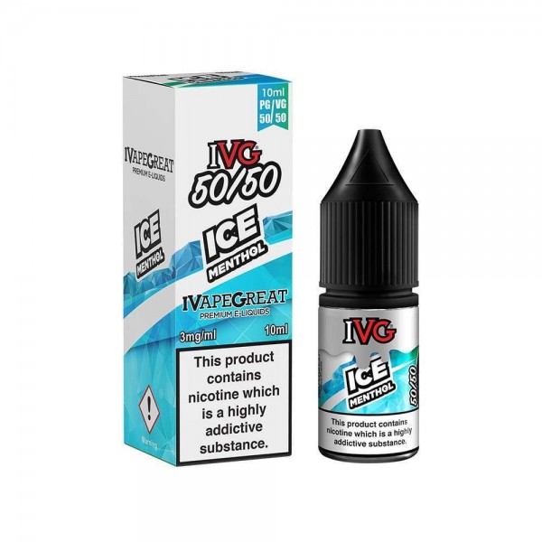 IVG 50/50 Ice Menthol E-liquid 10ml