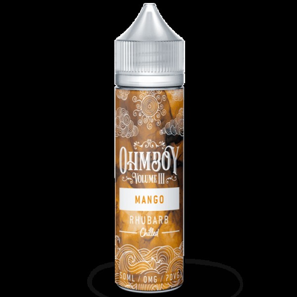 Ohm Boy Volume III Mango Rhubarb Chilled Shortfill 50ml