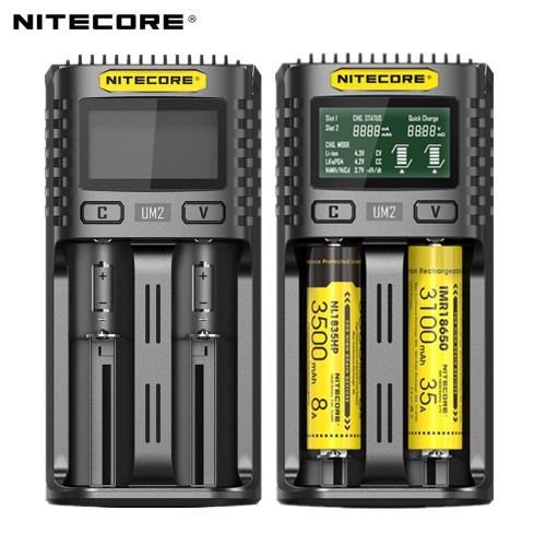 Nitecore UM2 Digital LCD Battery Charger