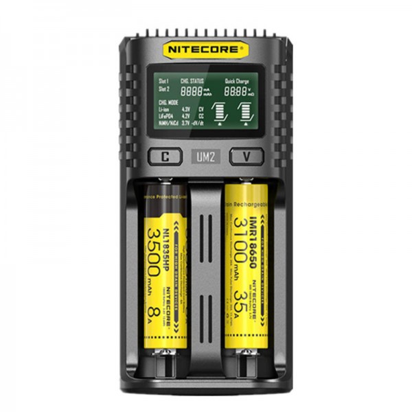 Nitecore UM2 Digital LCD Battery Charger