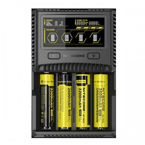 Nitecore SC4 LCD Display USB Rapid Intelligen...