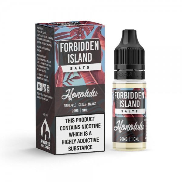 Forbidden Island Honolulu Nic Salt E-liquid 10ml