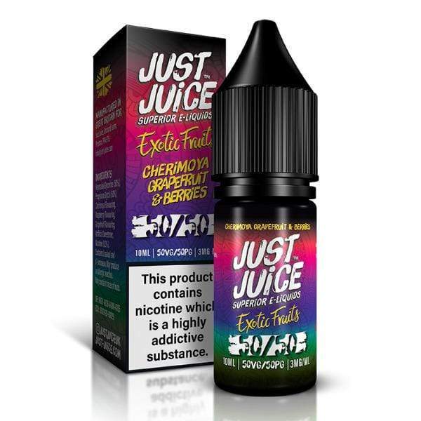 Just Juice Exotic Fruits 50/50 Cherimoya, Grapefruit & Berries E-liquid 10ml