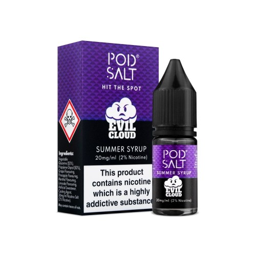 Pod Salt & Evil Cloud Summer Syrup Nic Sa...