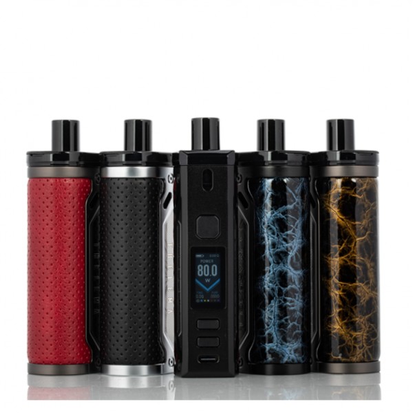 Lost Vape Thelema 80W Pod Mod Kit-SS/Ukiran Leather