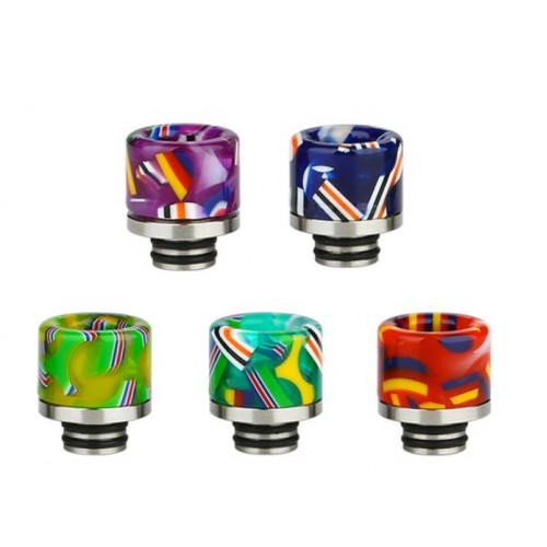 Resin National Flag Curved 510 Drip Tip 0326-...