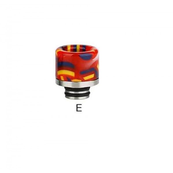 Resin National Flag Curved 510 Drip Tip 0326-Purple Resin