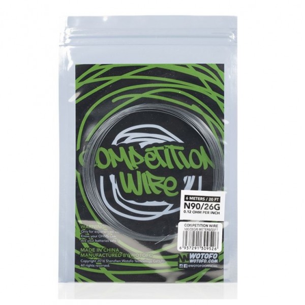 Wotofo Ni90 Competition Wire 23G/26G 20ft Pack