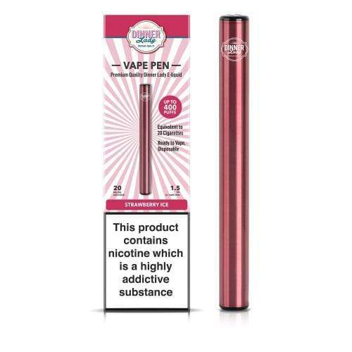 Dinner Lady Strawberry Ice Disposable Vape Pe...