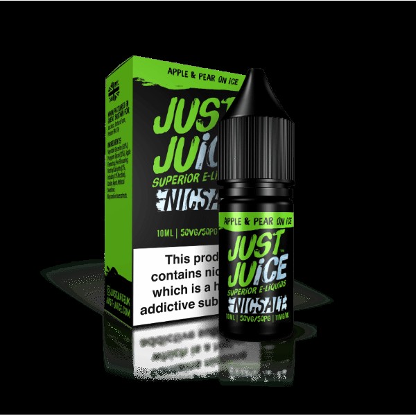 Just Juice Apple and Pear on Ice Nic Salt 10ml