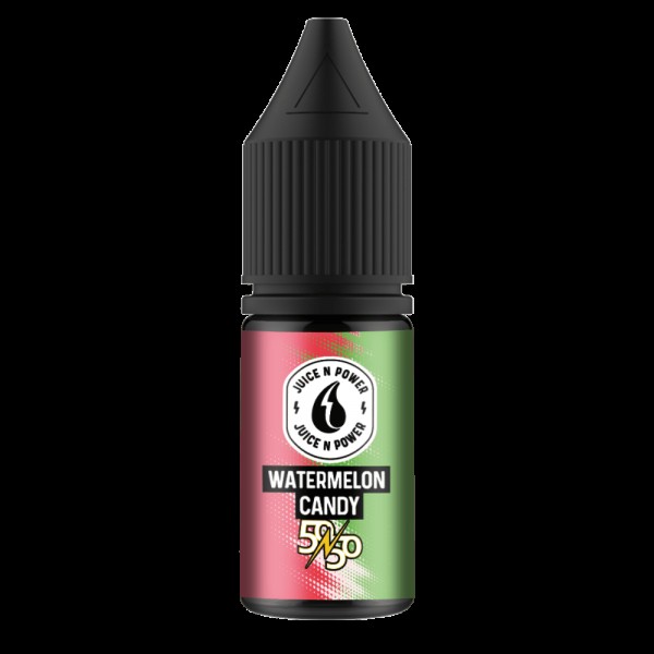 Juice N Power Watermelon Candy 50/50 E-Liquid 10ml