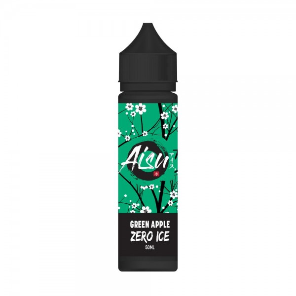 Zap! Juice Aisu Zero Ice Green Apple Shortfill 50ml (Free Nic Shot Included)