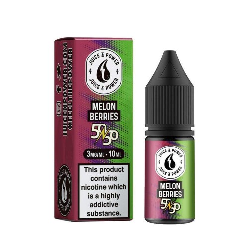 Juice N Power Melon Berries 50/50 E-Liquid 10...