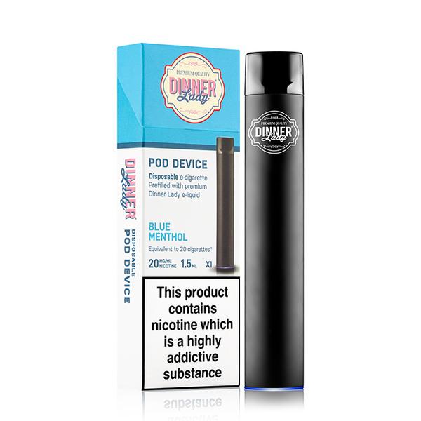 Dinner Lady Blue Menthol Disposable Vape