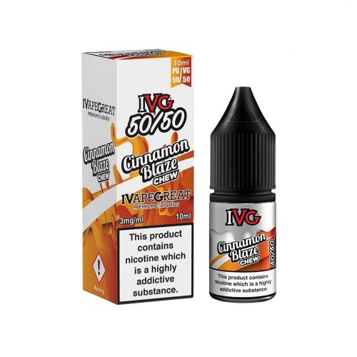 IVG 50/50 Cinnamon Blaze Chew E-liquid 10ml