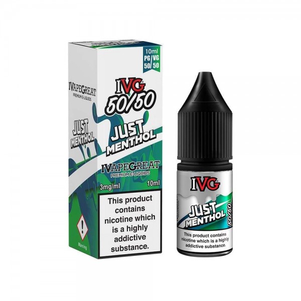 IVG 50/50 Just Menthol E-liquid 10ml