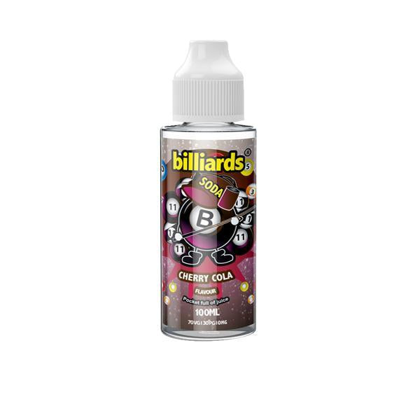 Billiards Soda Range 70VG/30PG Shortfill 100ml