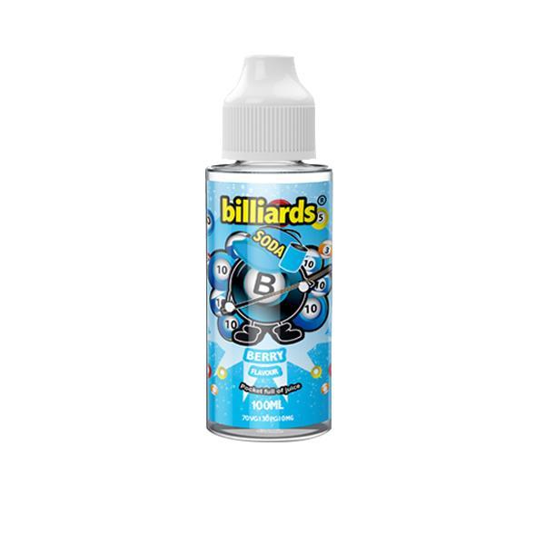 Billiards Soda Range 70VG/30PG Shortfill 100ml