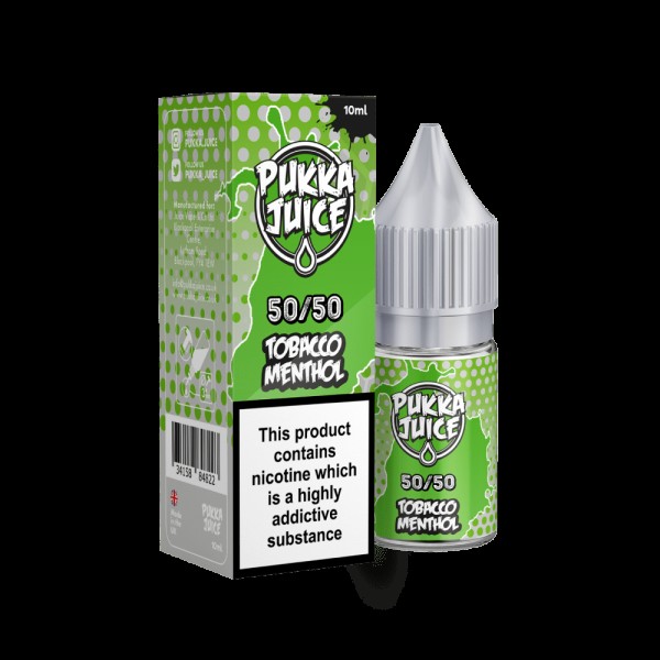 Pukka Juice Tobacco Menthol E-liquid 10ml