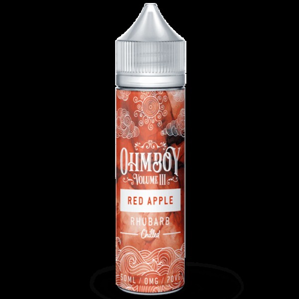 Ohm Boy Volume III Red Apple Rhubarb Shortfill 50ml