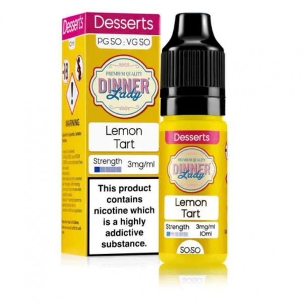 Dinner Lady Desserts 50/50 Lemon Tart E-liquid 10ml