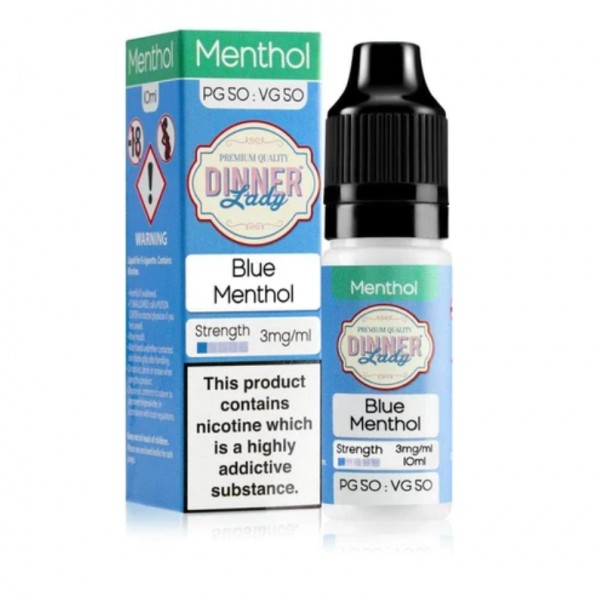 Dinner Lady Ice 50/50 Blue Menthol E-liquid 10ml