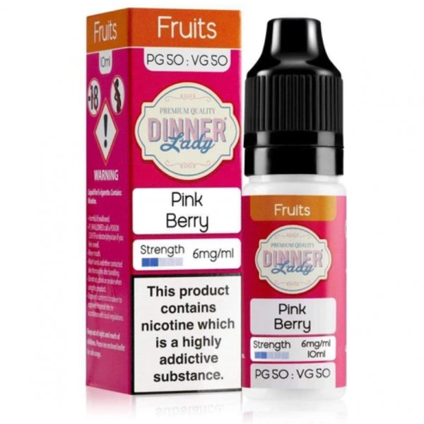 Dinner Lady Fruits 50/50 Pink Berry E-liquid 10ml