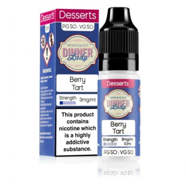 Dinner Lady Desserts 50/50 Berry Tart E-liquid 10ml