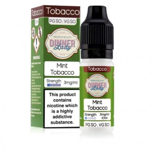 Dinner Lady Tobacco 50/50 Mint Tobacco E-liqu...