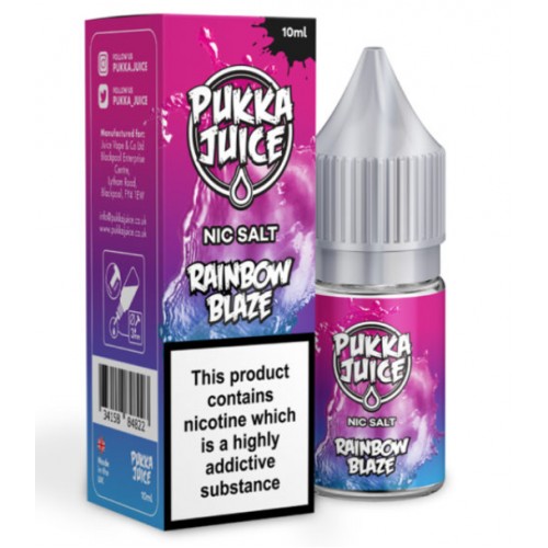 Pukka Juice Rainbow Blaze Nic Salt 10ml