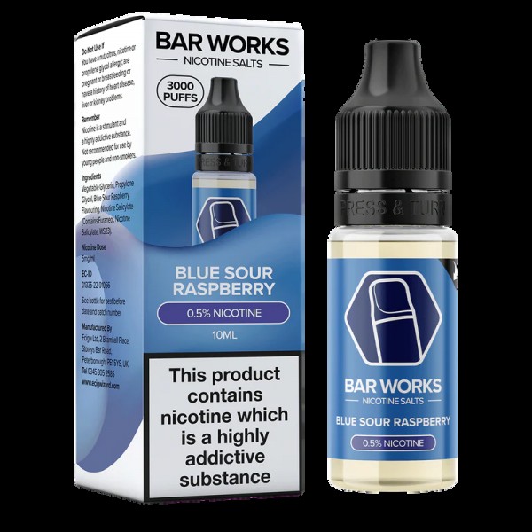 Bar Works Nic Salt E-liquid 10ml