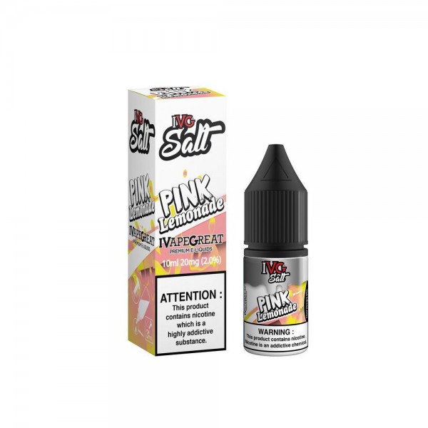 IVG Pink Lemonade Nic Salt E-liquid 10ml