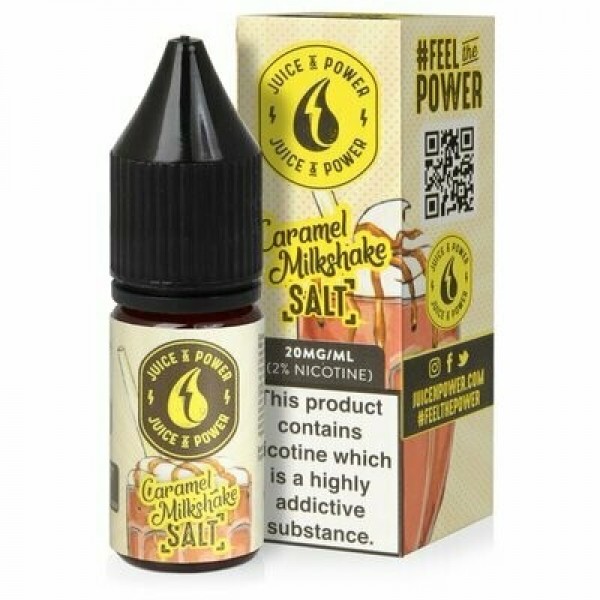 Juice N Power Caramel Milkshake Nic Salt 10ml