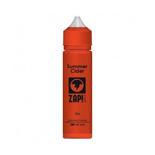 Zap! Juice Summer Cider Shortfill E-liquid 50ml (Free Nic Salt Included)