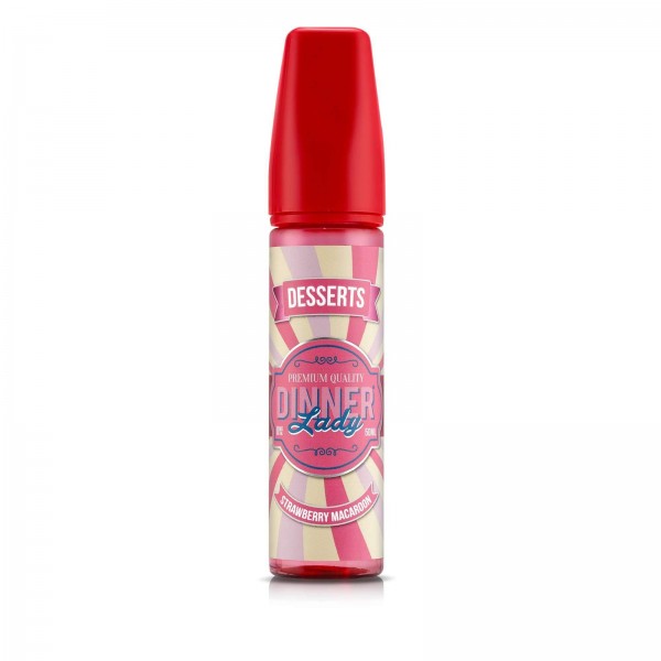 Dinner Lady Dessert Strawberry Macaroon Shortfill E-liquid 50ml