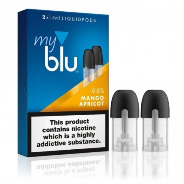 MyBlu Mango Apricot Pre-filled Pod-2 x 9mg Pods