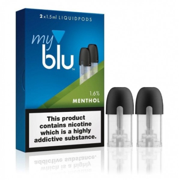 MyBlu Menthol Pre-filled Pod-2 x 9mg Pods