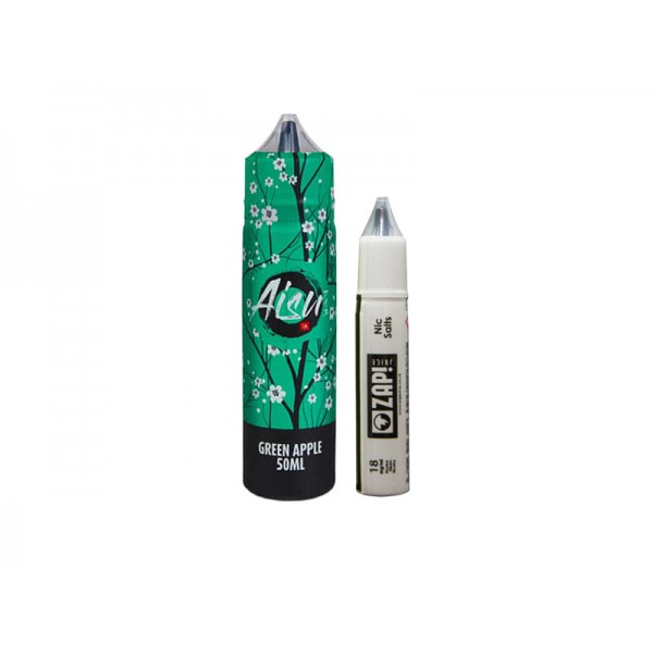 Zap! Juice Aisu Green Apple Shortfill 50ml (Free Nic Shot Included)