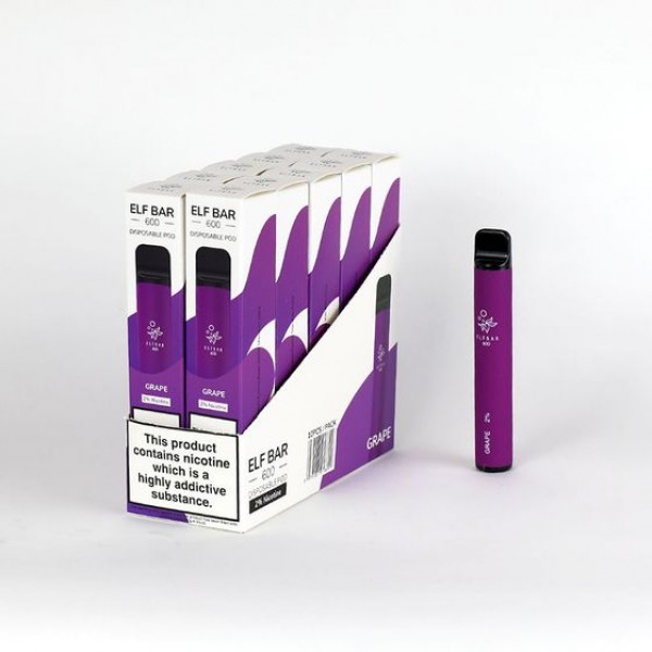 Elf Bar 600 Puffs Disposable Vape 10 PCS