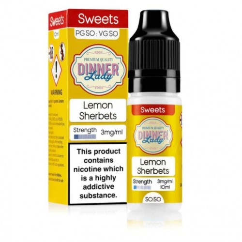 Dinner Lady Sweets 50/50 Lemon Sherbets E-liq...